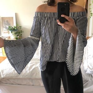 Off the shoulder blouse